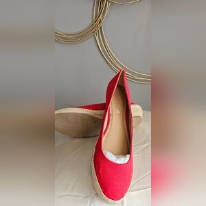 NEW American Eagle Outfitters Red Espadrilles Shoes